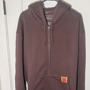 Brown Empyre Zip-up Hoodie